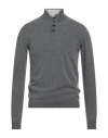 Wool & Co Man Sweater Grey Size S Merino Wool In Gray