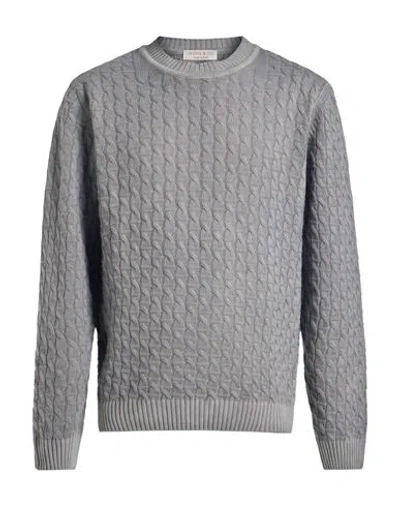 Wool & Co Man Sweater Grey Size Xl Merino Wool In Gray