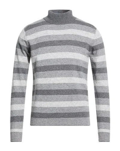 Wool & Co Man Sweater Grey Size Xl Wool, Polyamide, Cashmere In Multi