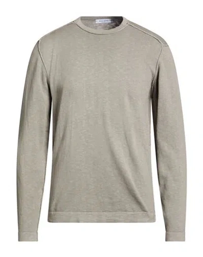 Wool & Co Man Sweater Grey Size Xxl Cotton In Neutral