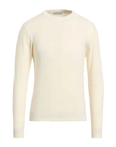 WOOL & CO WOOL & CO MAN SWEATER IVORY SIZE S WOOL, POLYAMIDE