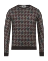 Wool & Co Man Sweater Khaki Size L Polyamide, Wool In Beige