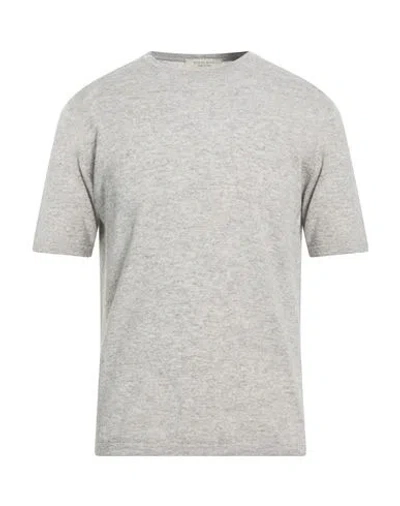 Wool & Co Man Sweater Light Grey Size Xxl Merino Wool, Cashmere In Gray