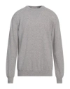 Wool & Co Man Sweater Light Grey Size Xxl Virgin Wool, Cashmere