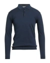 Wool & Co Man Sweater Midnight Blue Size L Cotton