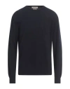 Wool & Co Man Sweater Midnight Blue Size Xxl Merino Wool, Cashmere