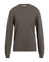 Wool & Co Man Sweater Military Green Size S Merino Wool, Viscose, Polyamide, Cashmere In Green