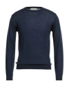 Wool & Co Man Sweater Navy Size L Merino Wool