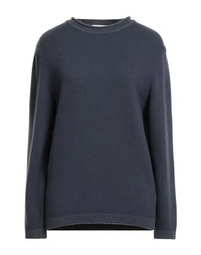 Wool & Co Man Sweater Navy Size S Wool In Blue
