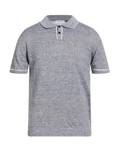 Wool & Co Man Sweater Navy Size Xl Linen, Cotton In Gray