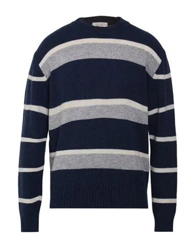 Wool & Co Man Sweater Navy Size Xl Wool