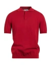 Wool & Co Man Sweater Red Size L Cotton In Red