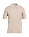 Wool & Co Man Sweater Sand Size Xxl Linen, Cotton In Neutral