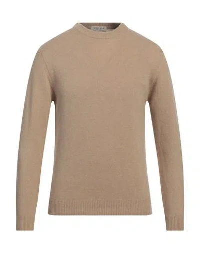 Wool & Co Man Sweater Sand Size Xxl Wool, Polyamide