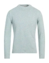 Wool & Co Man Sweater Turquoise Size Xxl Wool, Polyamide In Blue