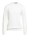 Wool & Co Man Sweater White Size 3xl Cotton