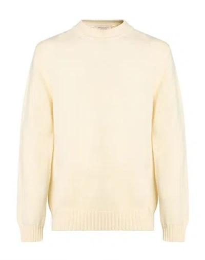 Wool & Co Man Sweater White Size Xl Merino Wool