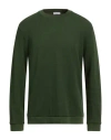 Wool & Co Man Sweatshirt Green Size L Cotton In Multi