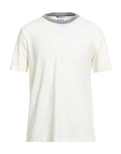 Wool & Co Man T-shirt Ivory Size M Cotton In White