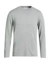 Wool & Co Man T-shirt Light Grey Size Xxl Linen, Elastane In Gray