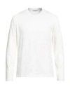 Wool & Co Man T-shirt White Size Xxl Cotton, Elastane In White