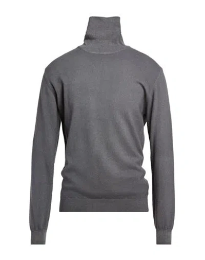 Wool & Co Man Turtleneck Grey Size M Virgin Wool In Gray