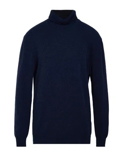 Wool & Co Man Turtleneck Navy Size Xxl Wool
