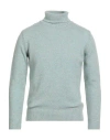 Wool & Co Man Turtleneck Sky Blue Size S Wool, Polyamide
