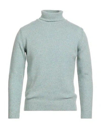 Wool & Co Man Turtleneck Sky Blue Size S Wool, Polyamide