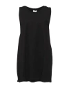 Wool & Co Woman Mini Dress Black Size 4 Cotton, Elastane