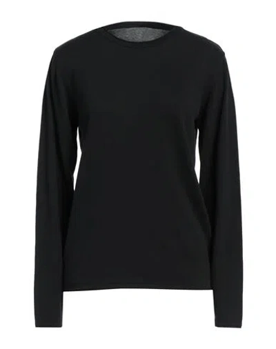 Wool & Co Woman Sweater Black Size S Cotton In Black
