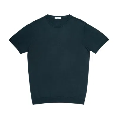 Wool-co Men's Crew Neckline Wool & Co Antrax Cotton Thread In Gray