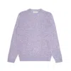 Wool-co Men's Sweater Wool & Co Mouline In Purple