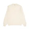Wool-co Men's Sweater Wool & Co Paragliding Aran In White