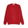 Wool-co Men's Sweater Wool & Co Parodicollo Mag In Red