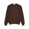 Wool-co Men's Sweater Wool & Co Parodicollo Old In Brown