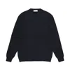 Wool-co Round Neck Sweater In Blue