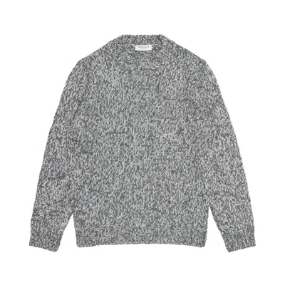 Wool-co Round Neck Sweater In Gray