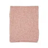 Wool-co Scarf Scarf Mouline Pearl In Pink