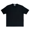 Wool-co T-shirt Man Wool & Co Coton Mako Black Mm In Black