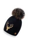 Woolk Aldo Premium Wool Hat In Black/gold In Black
