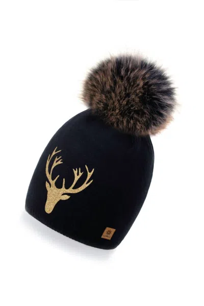 Woolk Aldo Premium Wool Hat In Black/gold