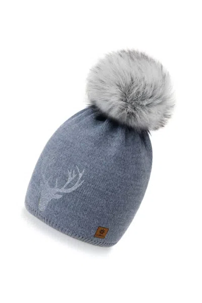 Woolk Aldo Premium Wool Hat In Grey/silver
