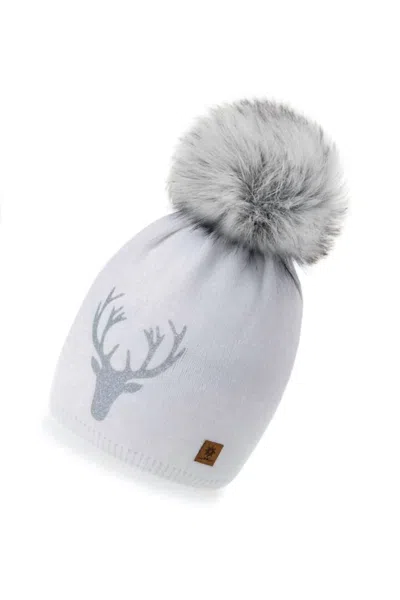 Woolk Aldo Premium Wool Hat In White/silver In Multi