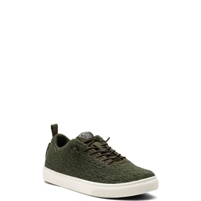 Woolloomooloo Merino Wool Lace-up Sneaker In Green
