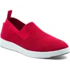 Woolloomooloo Merino Wool Slip On Sneaker In Red
