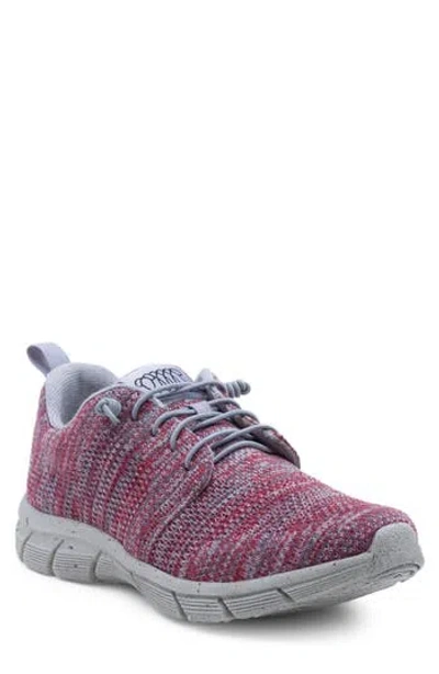 Woolloomooloo Merino Wool Trainer Sneaker In Red Multi