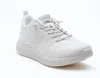 Woolloomooloo Women's Belmont Sneakers In Ice Merino Wool In Multi