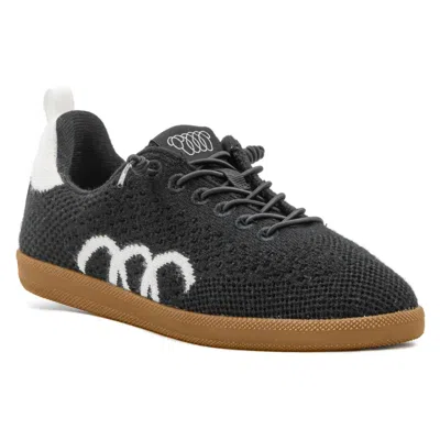 Woolloomooloo Women's Engadine Wool Sneaker In Jet Marino Wool In Multi