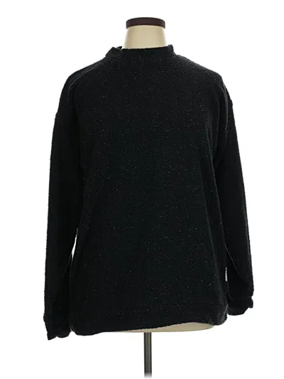 Pre-owned Woolly Threads Turtleneck Sweater In Black